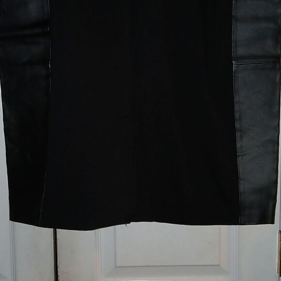 Hal Rubinstein Vintage  leather trim and wool blend pencil skirt Sz 20W  NWOT - Picture 5 of 7